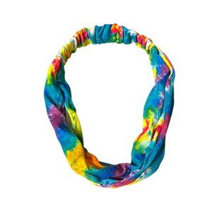 Gradient Tie Dye Wide Cotton Stretch Headband Hair Accessory